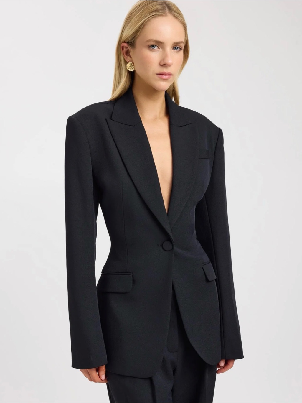 Kookai Black Ariel Contour Blazer — image 2 of 5